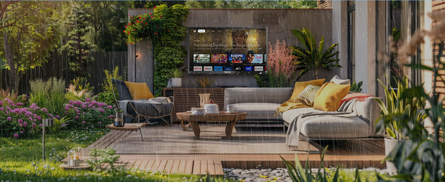 outdoor TV Available in all seasons wind, rain, dust and radiation protection