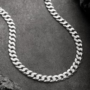 miabella cuban chain silver 9mm