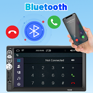 bluetooth car radio single din android auto