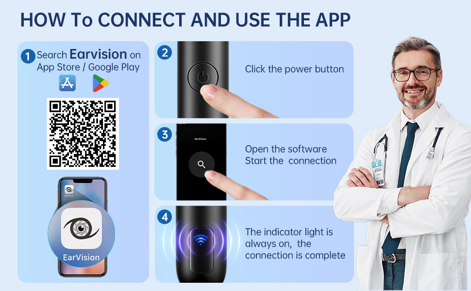 HOW To CONNECT AND USE THE APP