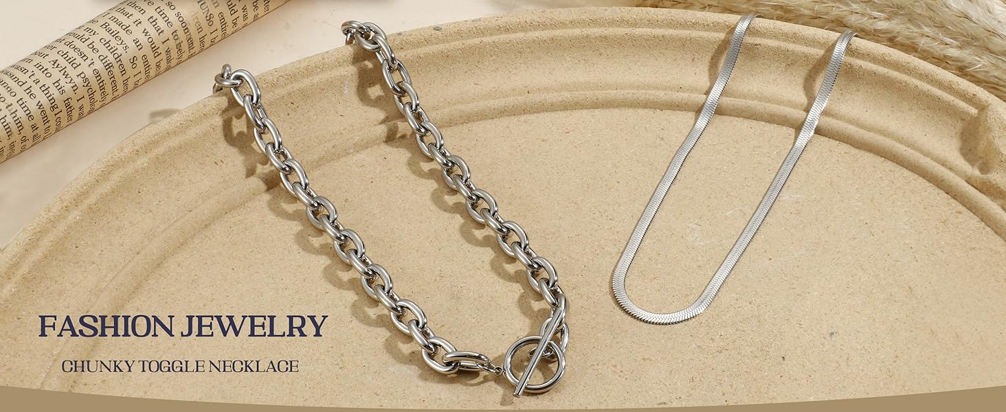 Chunky Paperclip Chain Necklace