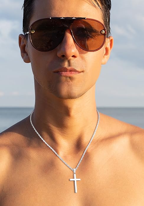 Sterling Silver Cross Necklace