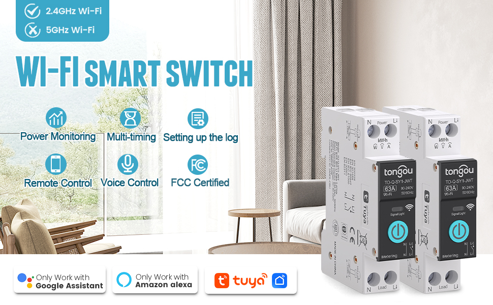 2.4GHz wifi smart switch