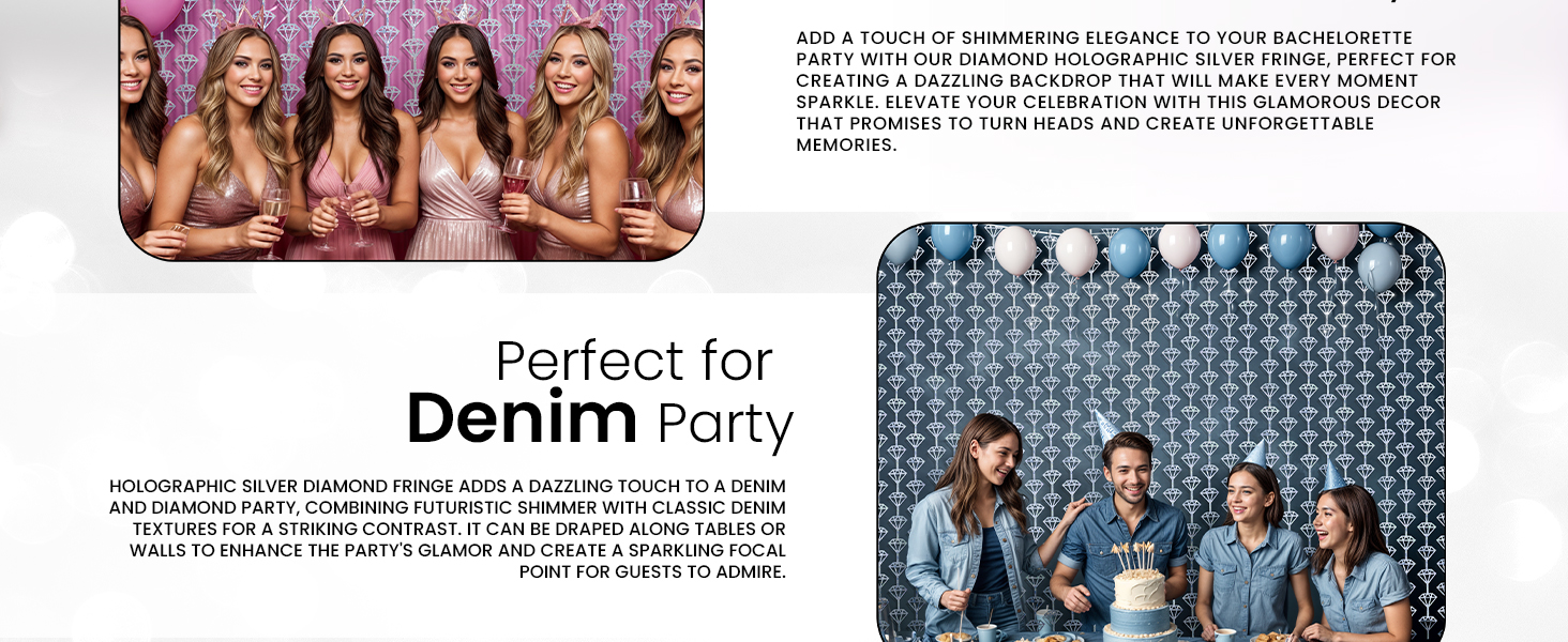Diamond Backdrop Curtain 