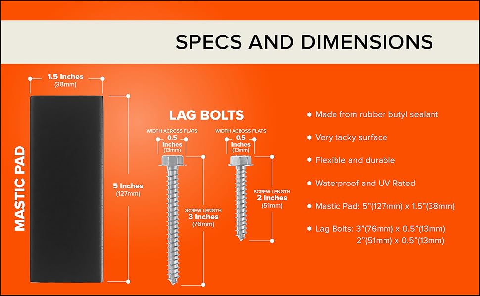 spec and dimensions rubber butyl sealant flexible and durable waterproof and uv rated