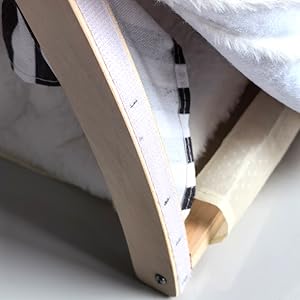 coodia cat house with scratching pad