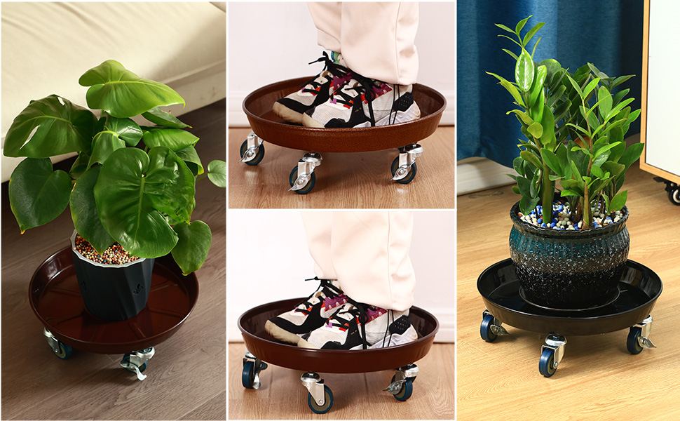 plant caddy with wheels