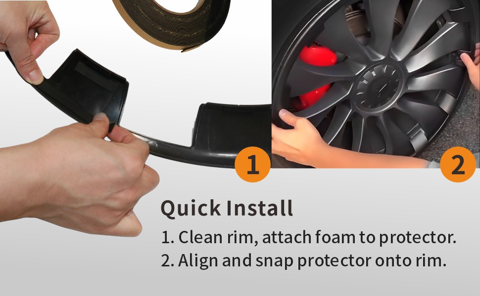 WEAREN Rim Protector for Tesla Model Y 20 inch