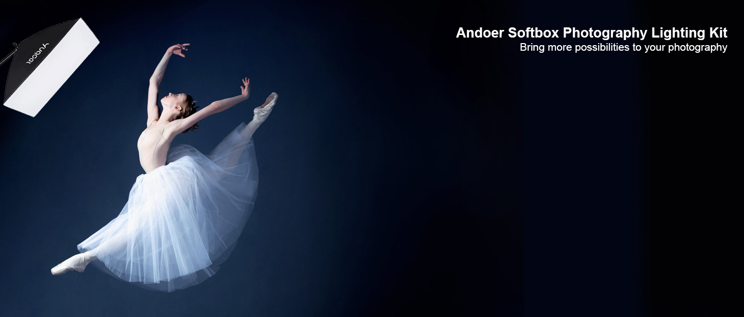 Andoer Softbox Photography Lighting Kit