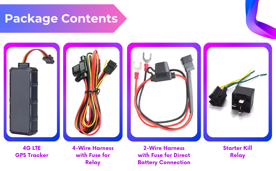 Hard-Wired GPS Tracker for Vehicles Cars Trucks Fleet Kill Switch PTO Realtime PlanetGPS Pluto Wired