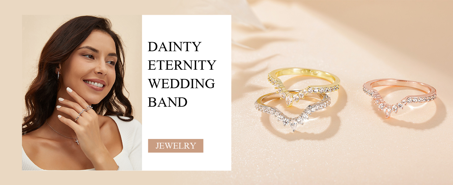 Stackable Cubic Zirconia Ring