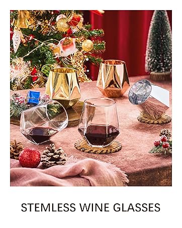 Stemless Wine Glasses