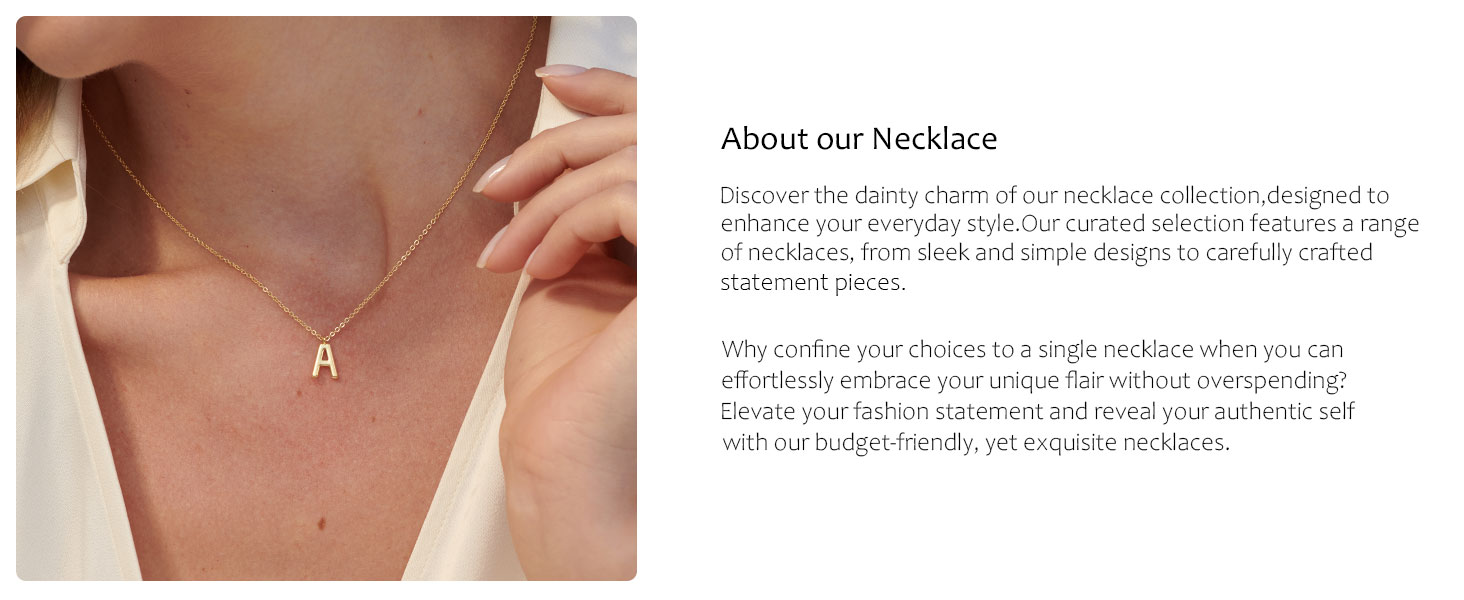 letter necklace