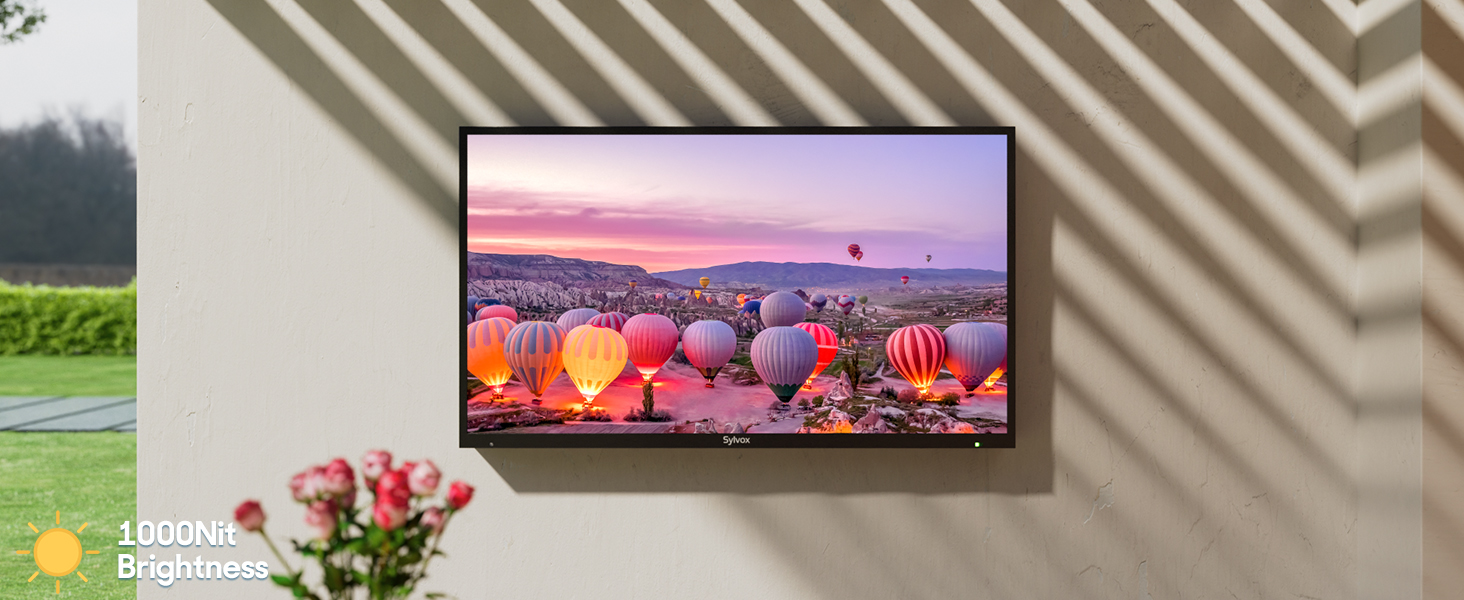 outdoor tv partial sun