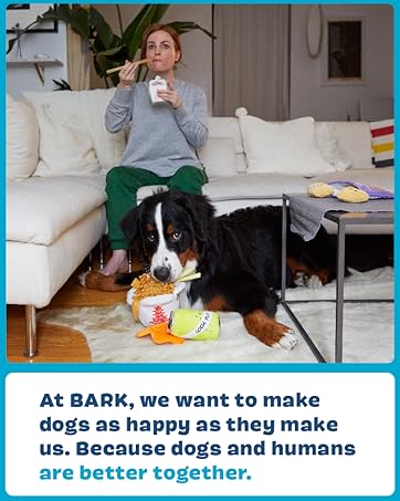At BARK, we want to make dogs as happy as they make us. Because dogs  and humans are better together