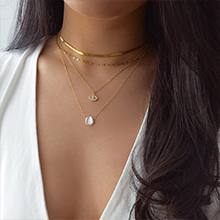 Snake Chain&Chain&Evil Eye&Pearl