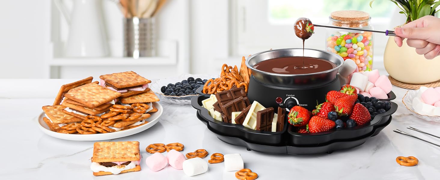 Chocolate fountain machine