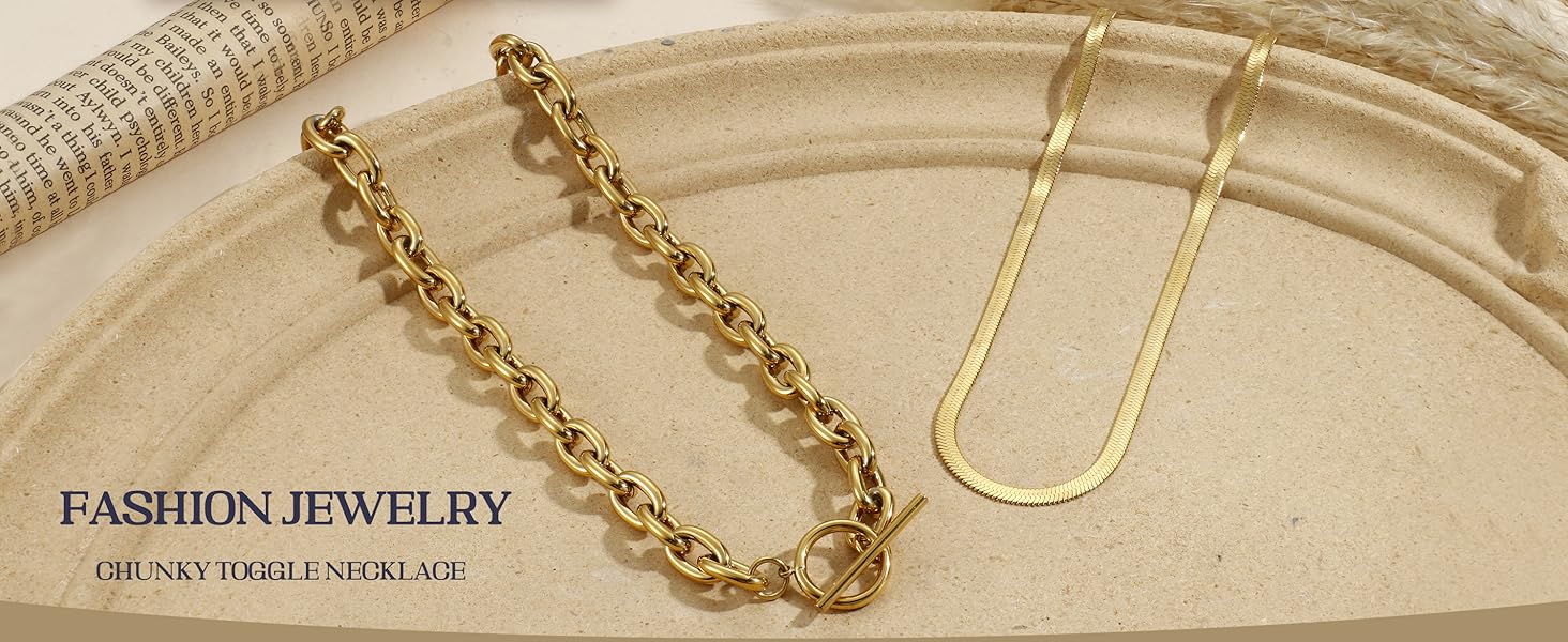 Chunky Paperclip Chain Necklace