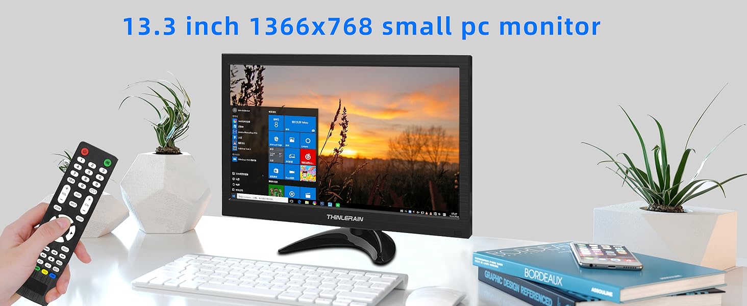 13.3 inch Small PC Monitor 