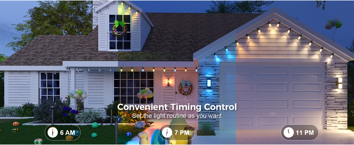 smart outdoor lights
