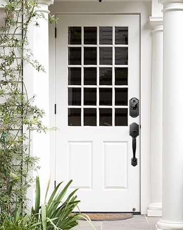 keyless entry door lock deadbolt with handle set