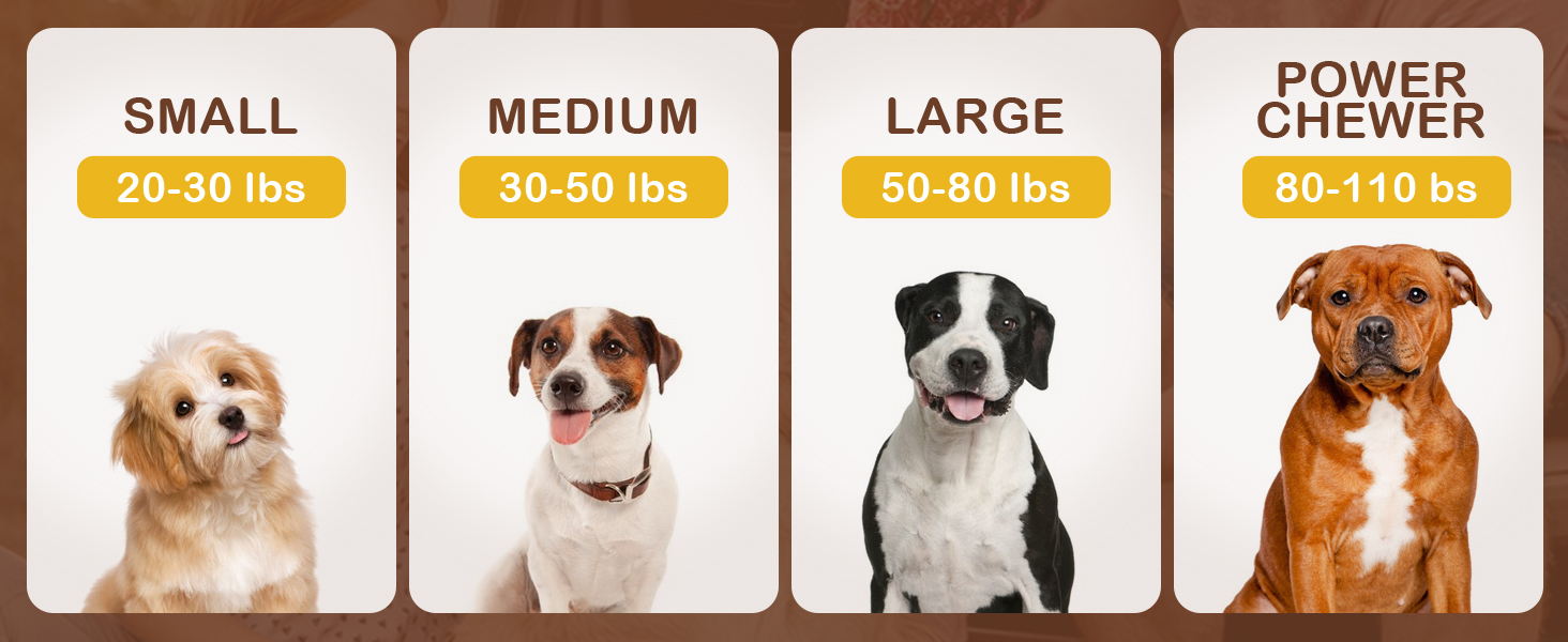 Suitable for large, medium and small dogs