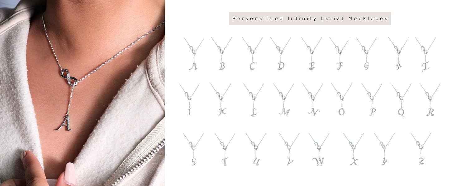 diamond initial necklaces for women, diamond pendant for women, alphabet initials jewelry