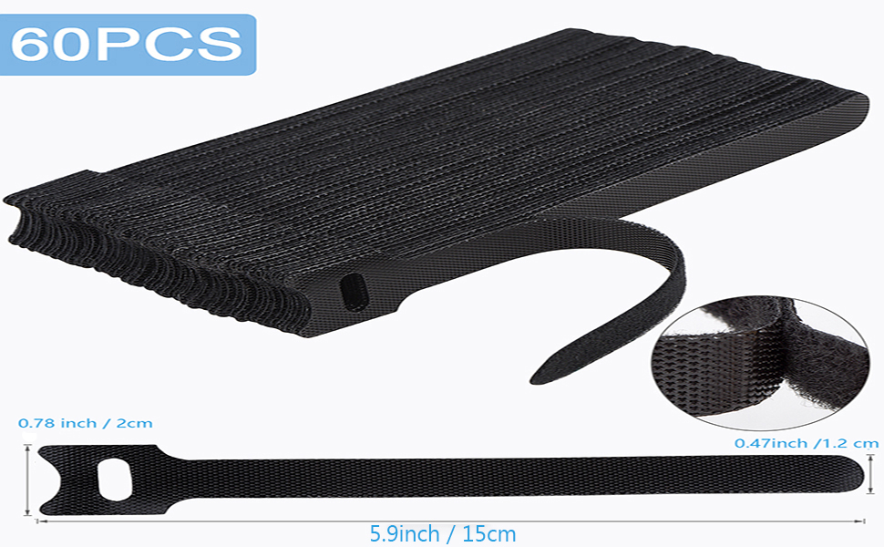 Reusable Cable Ties, Wire Ties, Cord Organizer, Cable Organizer, Adjustable Cable Management