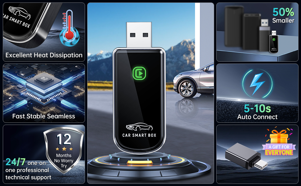 CarPlay wireless adapter