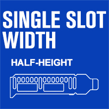 SRhonyra single slot width half height bracket 2hdmi dual monitors 