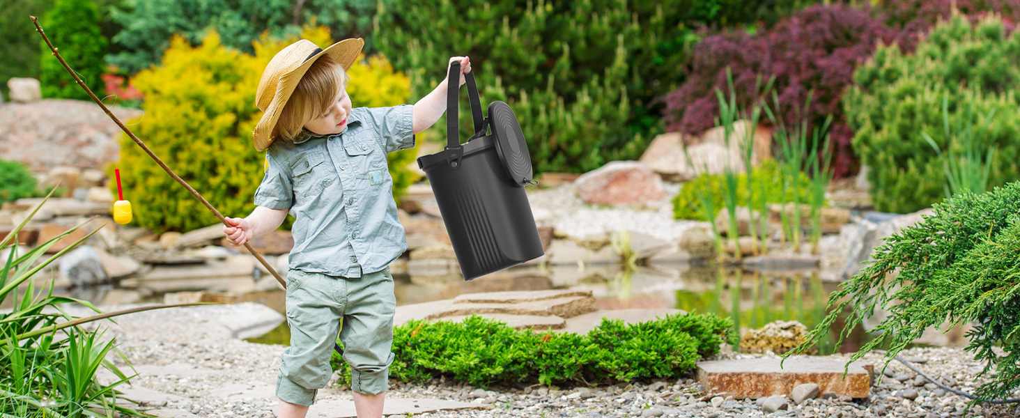 trash container for cars
