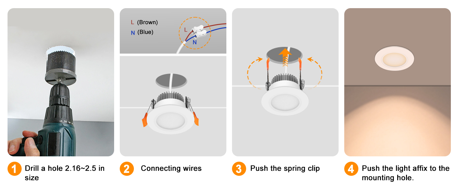 2inch recessed lights