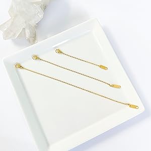 Set of 3 extenders for necklace and bracelet extensions