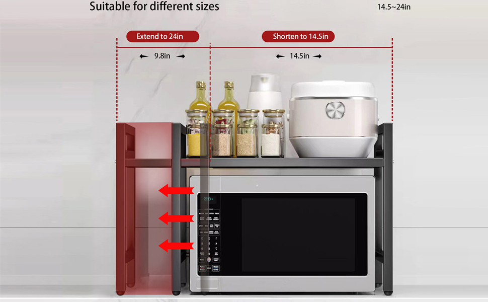 microwave rack