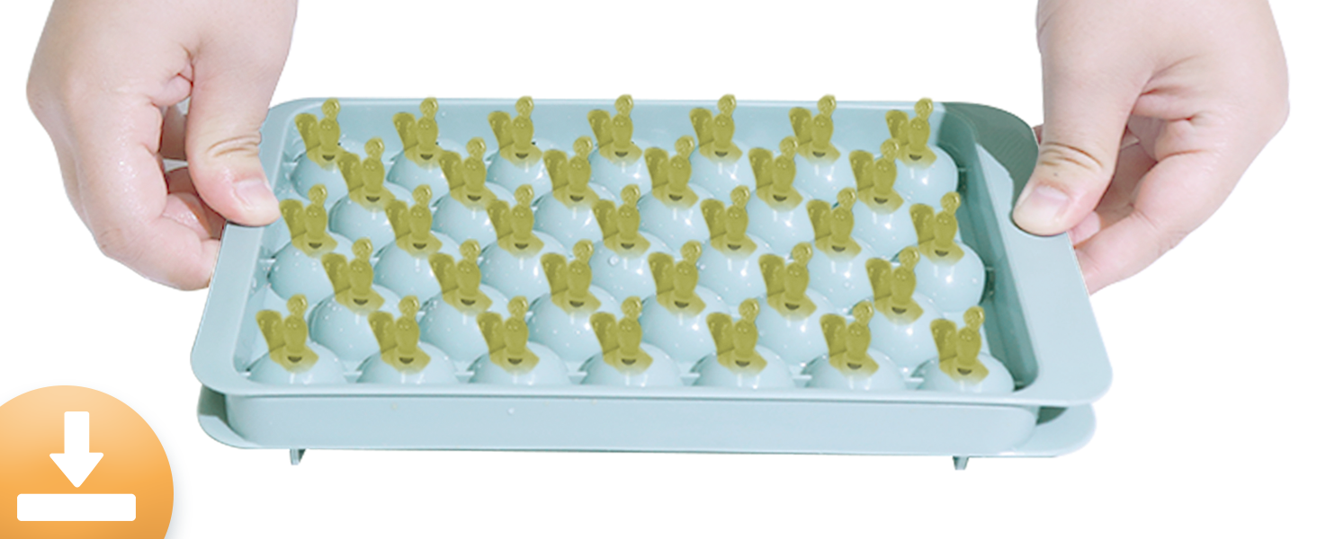 WIBIMEN Round ice cube tray