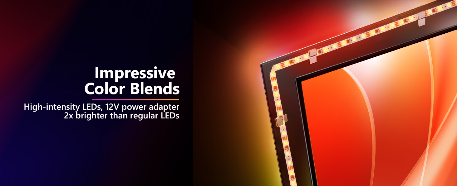 TV LED Backlight led Strip Lights for bedroom