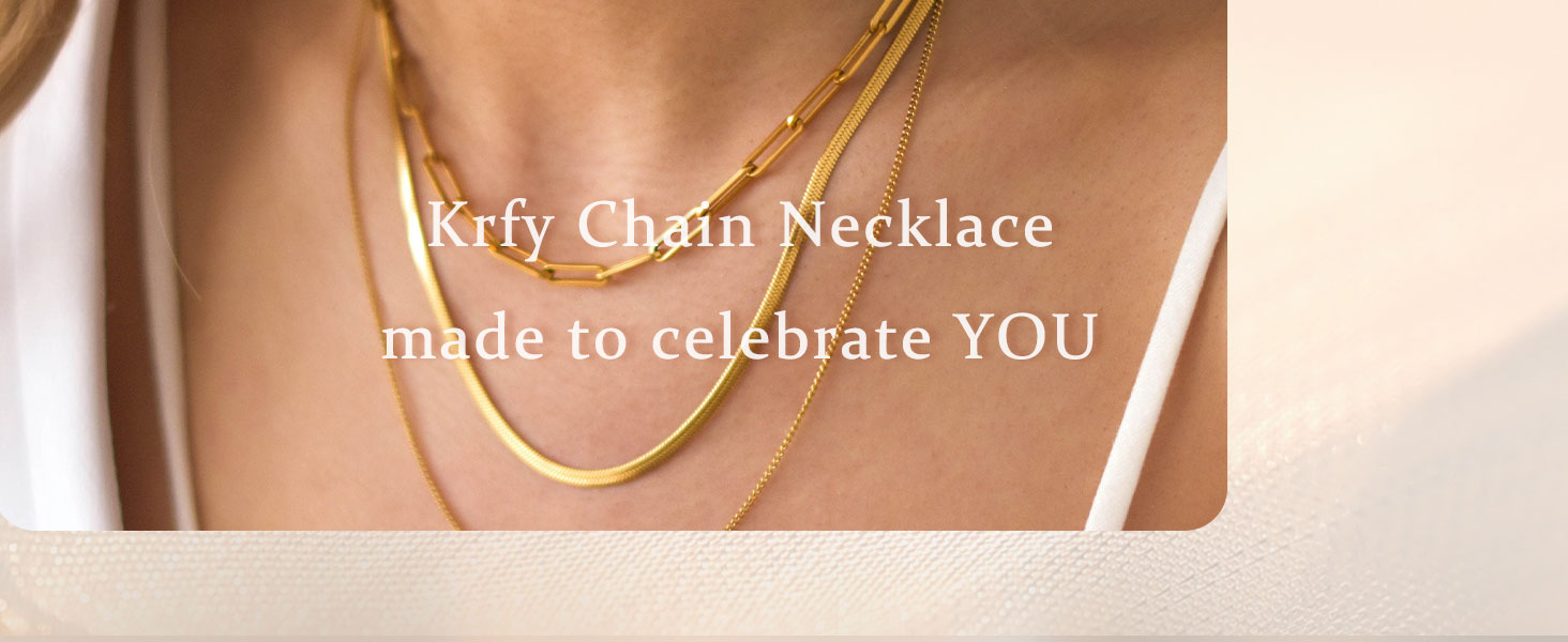 Gold Chain Necklace for Women Trendy
