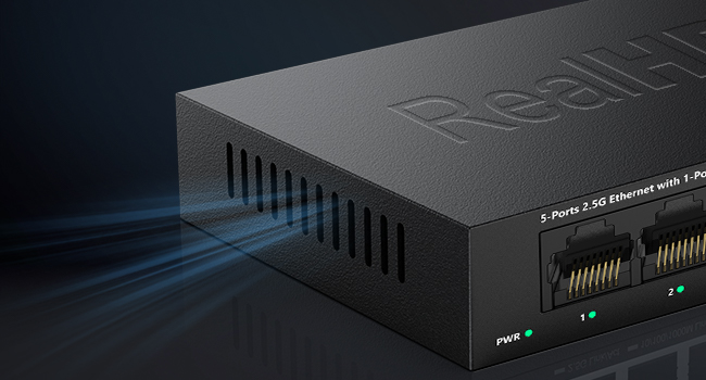 5 port 2.5gb ethernet network switch  unmanaged multi gig switch 2.5gb