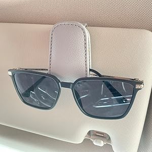 grey sunglasses holder