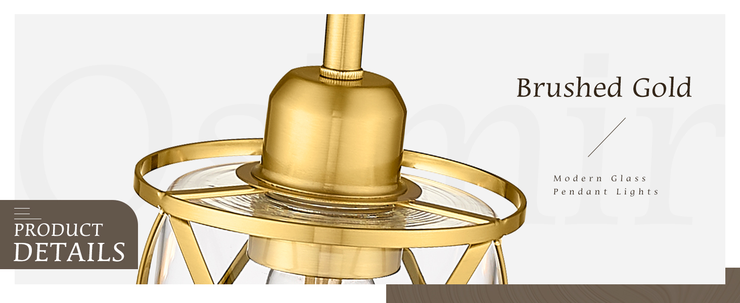 brushed gold finish