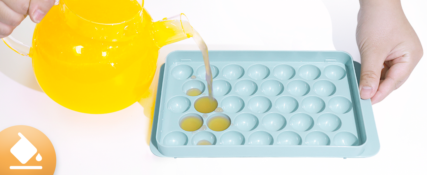 WIBIMEN Round ice cube tray