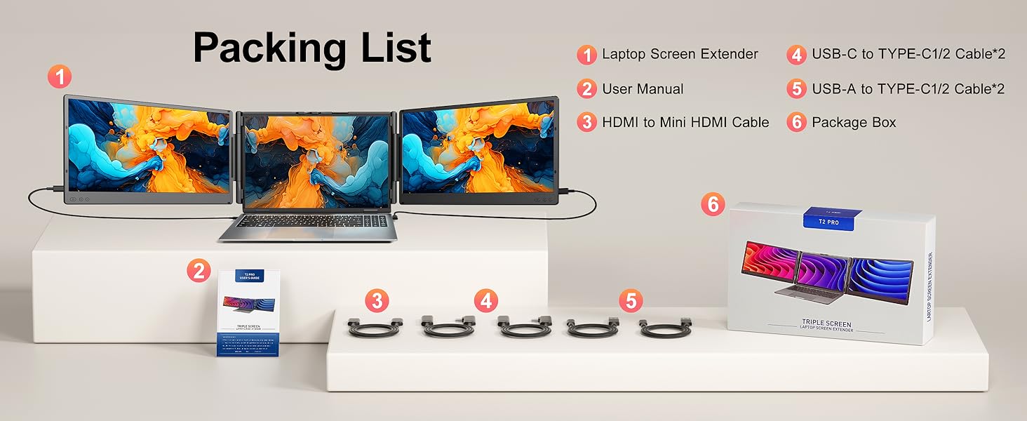 7 Cevaton laptop monitor extender