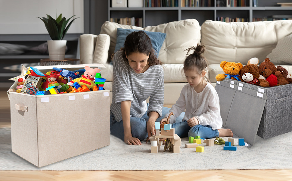 toy boxes