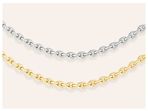  925 Sterling Silver O Chain，Lead-Free & Nickle-Free