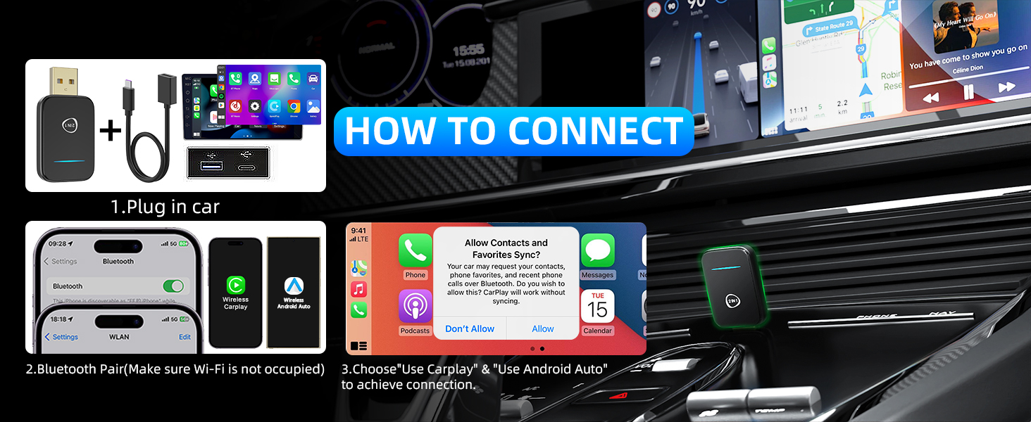 Wireless Carplay Adapter 