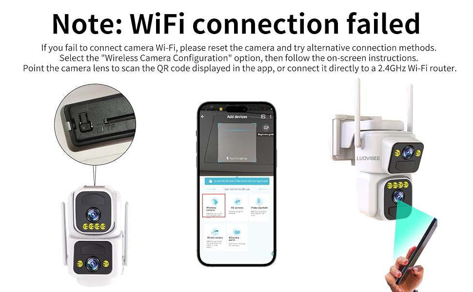 WiFi connection failed