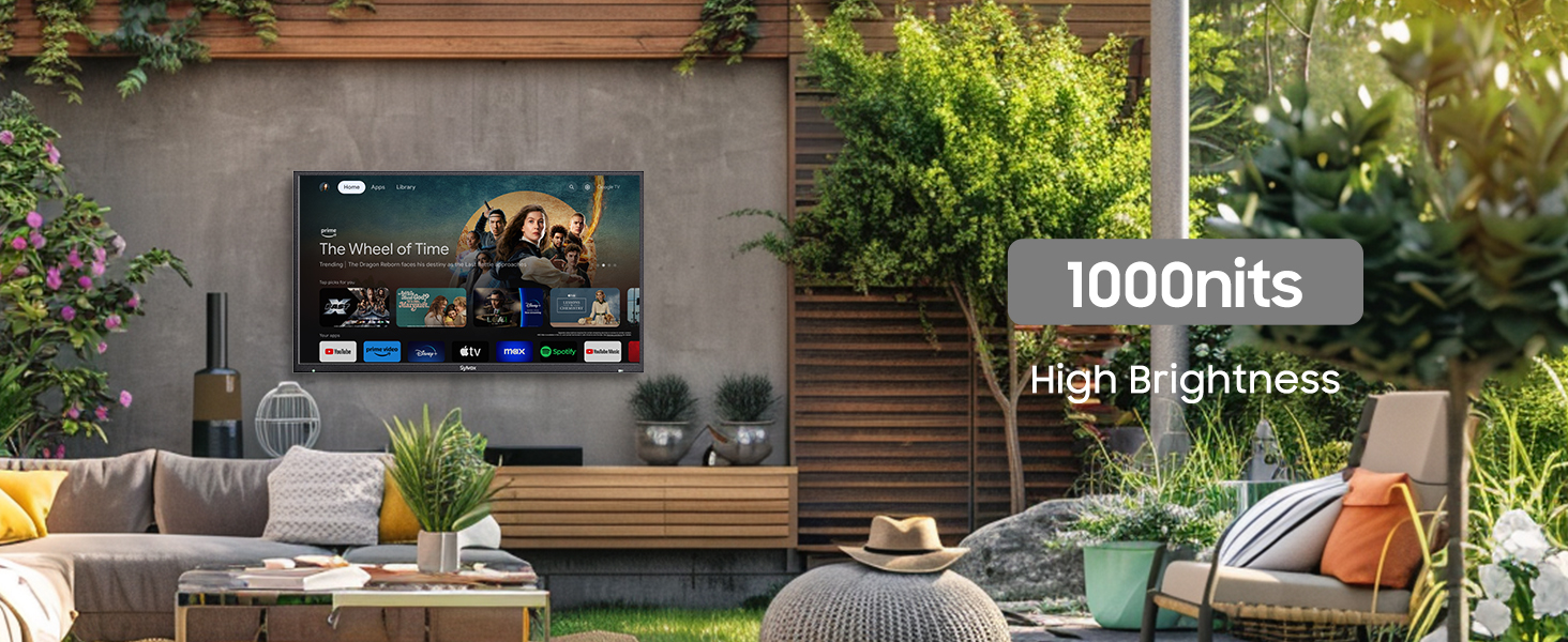 1000nits TV for partial sun area