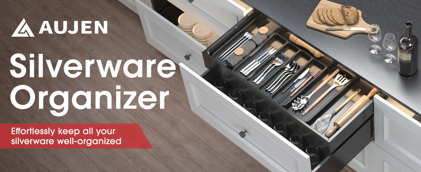 aujen silver organizer