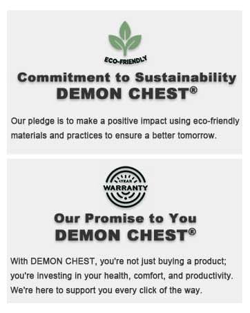 DEMON CHEST sustainability & Promise