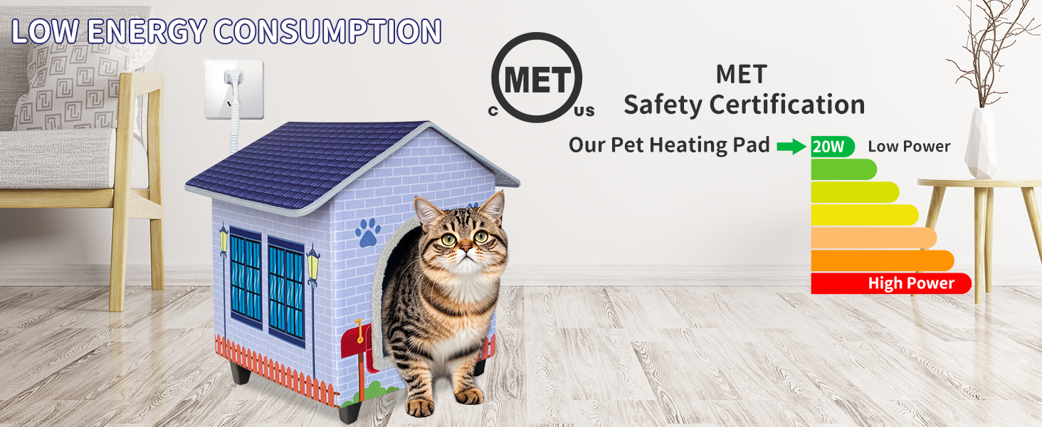 heated cat house outdoor